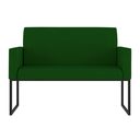 Ver imagem 3 de Kit Sofá 2 Lugares + 2 Poltronas para Recepção Sala Balaqui Cor:verde