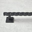 Ver imagem 3 de Puxador Duplo Colonial Aço Thor Preto Fosco 300mm Colonial Industrial Medieval Rancho Sítio