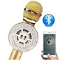 Microfone Karaokê Bluetooth Sd Usb com 4 Efeitos de Voz Ws-669 Dourado - 2