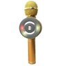 Microfone Karaokê Bluetooth Sd Usb com 4 Efeitos de Voz Ws-669 Dourado - 4