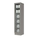 Ver imagem 2 de Cristaleira Amy Casa 812 1 Porta sem Gavetas MDF 50cm Cinza com Vidro