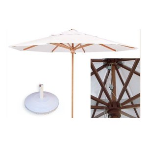 Ombrelone Guarda Sol 3,00m de Piscina Praia com Base Alumínio Voratto Móveis