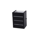 Ver imagem 1 de Arandela Katarina com 3frisos 2focos - Interno ou Externo:preto