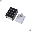 Ver imagem 2 de Arandela Katarina com 3frisos 2focos - Interno ou Externo:preto