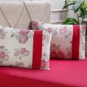 Ver imagem 4 de Jogo de Cama Casal Malha 3 Pçs Bella Cama New 138x188cm Vermelho