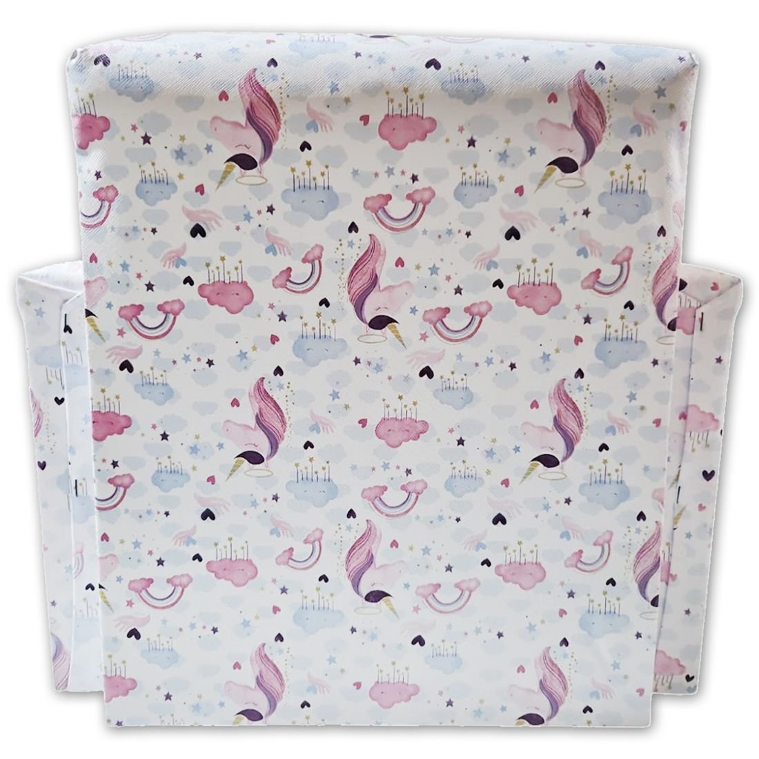 Poltrona Infantil Sofazinho Reforçada Decoração Modelos Unicórnio Claro - 6