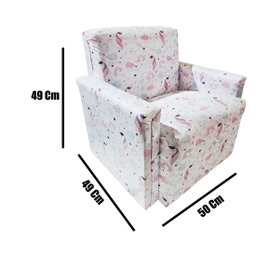 Poltrona Infantil Sofazinho Reforçada Decoração Modelos Unicórnio Claro - 7