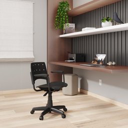 Cadeira para Escritório Secretária Ergonômica Giratória Ergoplax NR17 - 5