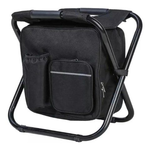 MOCHILA TERMICA BANQUETA DOBRAVEL BANCO PORTATIL BOLSA 25 LITROS CADEIRA CAMPING PESCA PRAIA VIAGEM 