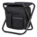 Ver imagem 1 de MOCHILA TERMICA BANQUETA DOBRAVEL BANCO PORTATIL BOLSA 25 LITROS CADEIRA CAMPING PESCA PRAIA VIAGEM