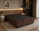 Ver imagem 2 de Cama Box Baú Casal 138 Marrom