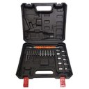 Ver imagem 4 de Parafusadeira Furadeira 2 Baterias Bivolt com Maleta Ferramentas Construção Casa Obra Kit Broca Port