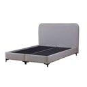 Ver imagem 2 de Caixa Box Dual Confort com Cabeceira Bege Claro 162x200x22cm
