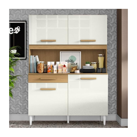 Kit Cozinha 4pts 1gav 1210mm Atacama/off White Cod: 501.052