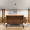 Ver imagem 5 de Aparador Cantinho do Café Buffet Balcão Hall Entrada Mdf:nature