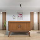 Ver imagem 4 de Aparador Cantinho do Café Buffet Balcão Hall Entrada Mdf:nature