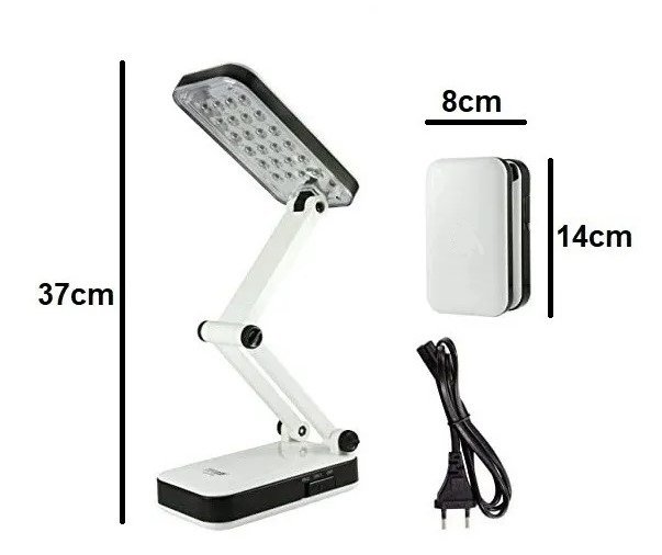 Abajur Luminária de Mesa Dobrável 24 LED Recarregável LH-666 - 5