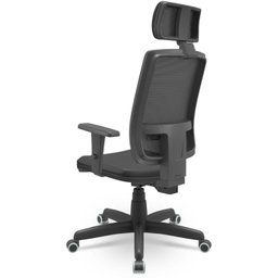 Cadeira Escritório Presidente Ergonômica NR17 Backsystem Tela Mesh Brizza - 3 Cadeira Escritório Presidente Ergonômica NR17 Backsystem Tela Mesh Brizza - 3