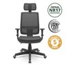 Cadeira Escritório Presidente Ergonômica NR17 Backsystem Tela Mesh Brizza - 2