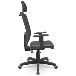 Cadeira Escritório Presidente Ergonômica NR17 Backsystem Tela Mesh Brizza - 6 Cadeira Escritório Presidente Ergonômica NR17 Backsystem Tela Mesh Brizza - 6