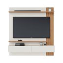 Ver imagem 3 de Painel para TV até 65 Polegadas 150CMX162CM 2 Portas Basculantes 2 Prateleiras Juriti Branco