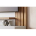 Ver imagem 6 de Painel Ripado para TV até 65 Polegadas 2 Portas Basculantes 2 Prateleiras Juriti