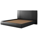 Ver imagem 1 de Cama King Flutuante com Cabeceira 195cm Lyra Sintético Preto S05 - Mpozenato