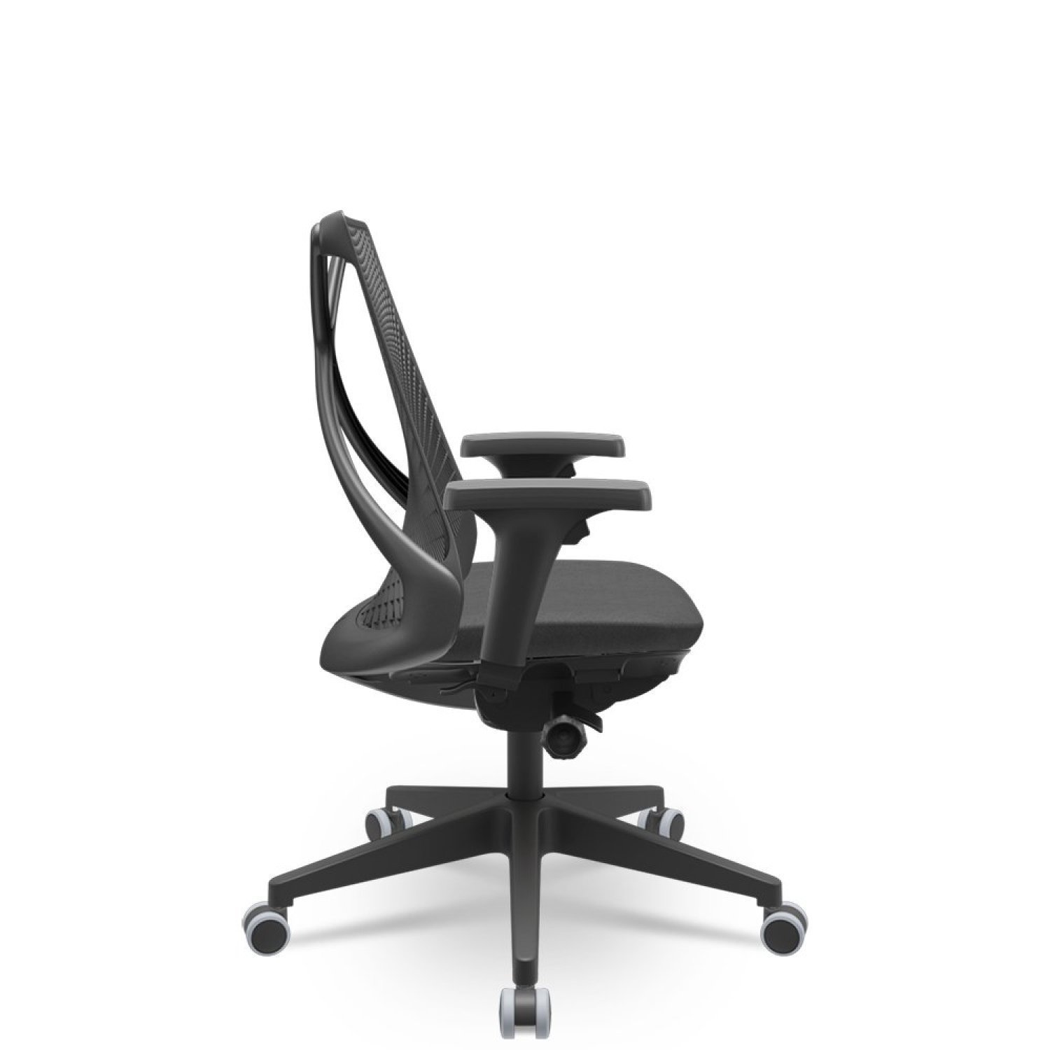 Cadeira para Escritório Presidente Ergonômica Giratória Tela Bix NR17 Plaxmetal - 5
