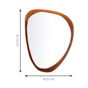 Ver imagem 4 de Espelho Emoldurado Gringa 120x90cm Orgânico E2G Design