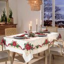 Ver imagem 2 de Toalha de Mesa Quadrada 4 Lugares Natal Natalino Papai Noel Estampa:natal 105