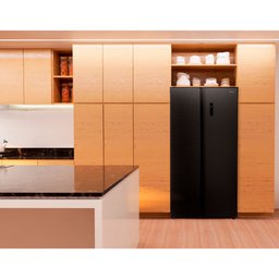 Geladeira Side By Side 511l Inverter Cor Preto Conectada Midea Md-rs710fgd281 - 127v - 6
