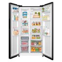 Ver imagem 4 de Geladeira Side By Side 511l Inverter Cor Preto Conectada Midea Md-rs710fgd281 - 127v