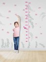 Ver imagem 2 de Régua Crescimento Infantil Folhas Menina