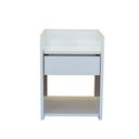 Ver imagem 1 de Mesa de Cabeceira com Gaveta - Branco