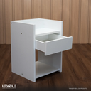 Ver imagem 6 de Mesa de Cabeceira com Gaveta - Branco
