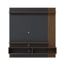 Ver imagem 4 de Painel para TV até 65 Polegadas 150CMX162CM 2 Portas Basculantes 2 Prateleiras Juriti Marrom