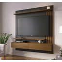 Ver imagem 1 de Painel Ripado para TV até 65 Polegadas 2 Portas Basculantes 2 Prateleiras Juriti