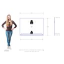 Ver imagem 2 de Painel para TV até 42 Polegadas 108cm 1 Prateleira Florence