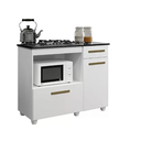 Ver imagem 1 de Balcão P/ Cooktop 4 Bocas 2 Portas 1 Gaveta Violeta Kaiki Banco