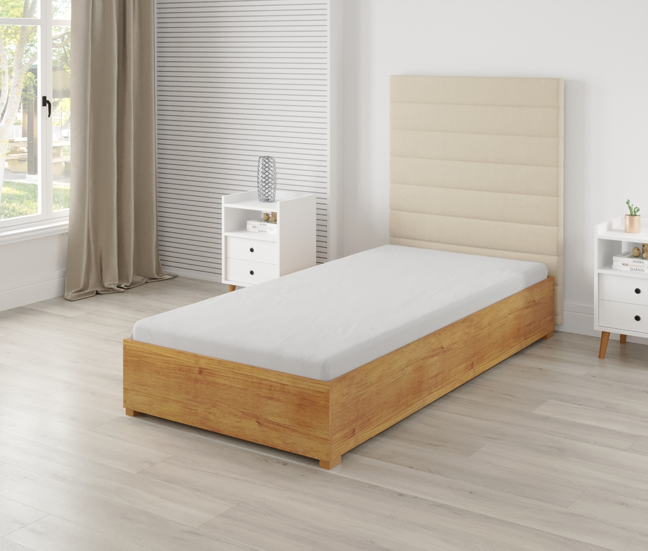 Base para Cama Solteiro MDF/MDP Jupiter - 2