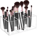 Ver imagem 1 de Organizador de pincéis e cosméticos transparente em acrílico para bancada Make Laser OPCA