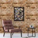 Ver imagem 2 de Quadro Colagem Beatles 24x18cm - com vidro:Madeira preta