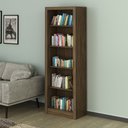 Ver imagem 1 de Estante para Livros 60cm Multiuso 5 Prateleiras Mily T02-D'Rossi