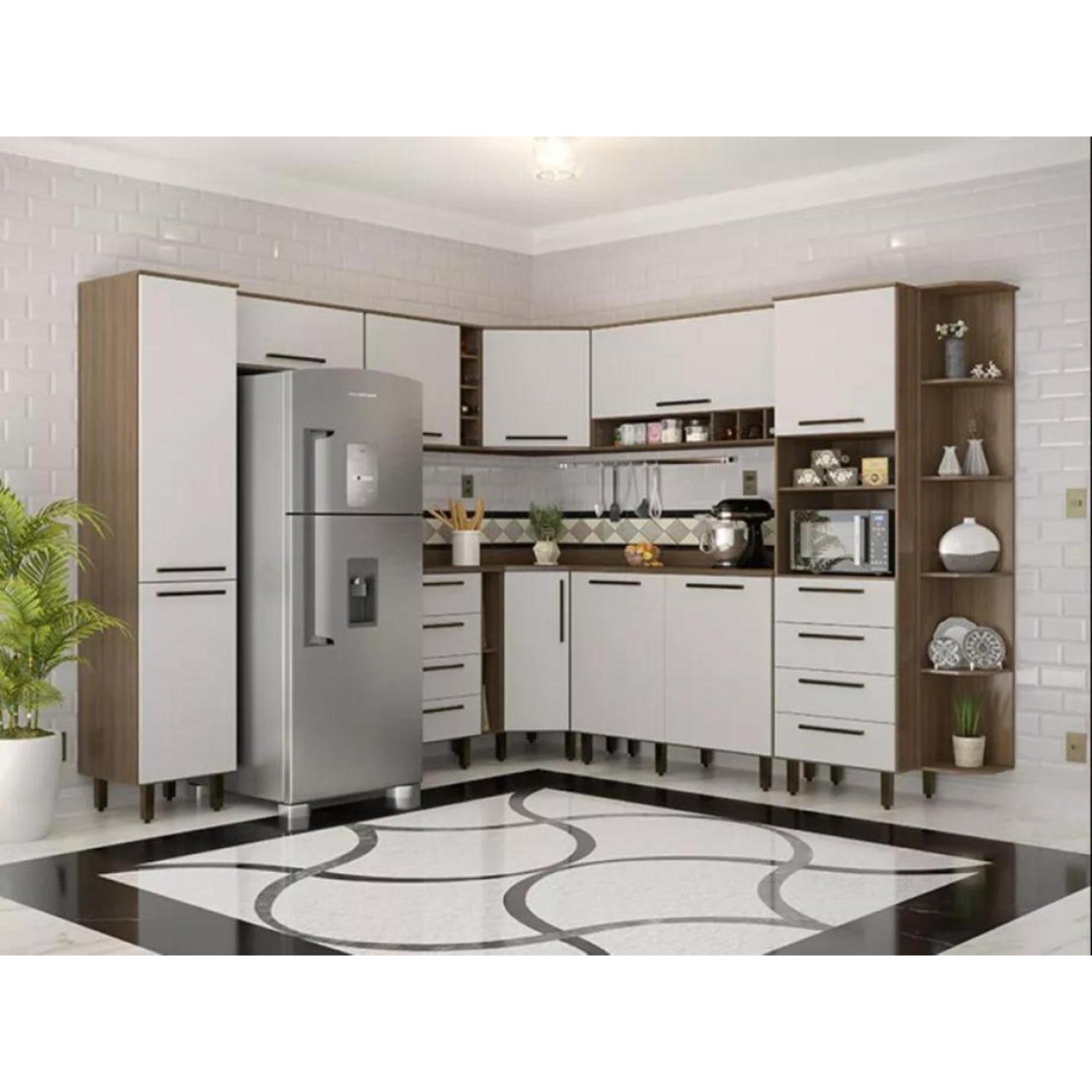 Balcão para Cozinha 2 Portas Evolution Plus   - 4
