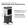Climatizador de Ar Industrial Evaporativo Umidificador Ventisol Clin80pro 80 Litros 150w 220v - 5