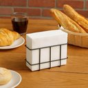 Ver imagem 2 de Porta Guardanapo Pequeno Cromado Preto Mesa Posta Utimil Cozinha Organizar