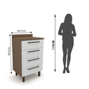 Ver imagem 2 de Balcão para Cozinha 4 Gavetas Evolution Plus  