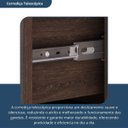 Ver imagem 4 de Paneleiro 1 Porta 4 Gavetas Evolution Plus  