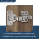 Ver imagem 7 de Paneleiro 1 Porta 4 Gavetas Evolution Plus  