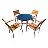 Conjunto para Jardim com Mesa e 4 Cadeiras Nobre Stand Espresso Móveis - 2